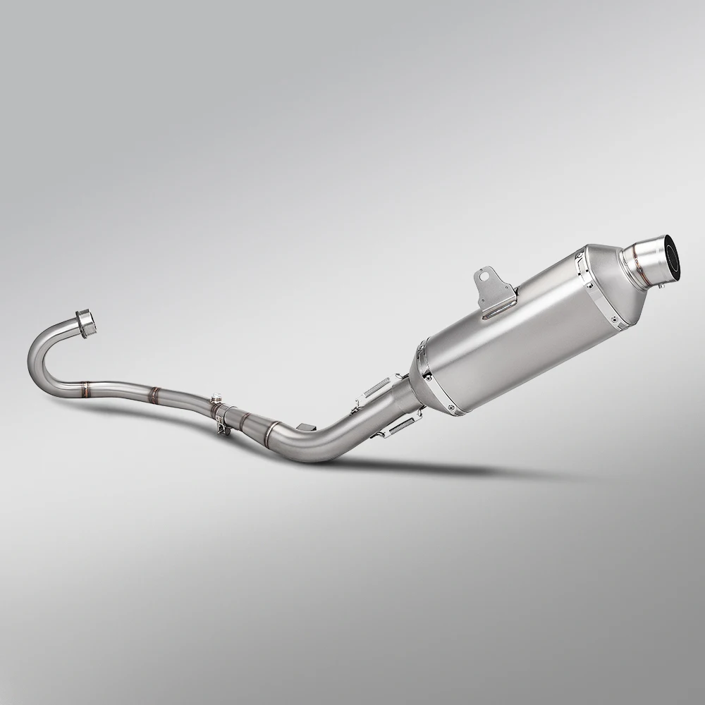 

Полная выхлопная система для мотоцикла с интегрированным передним коллектором для Honda CRF300 2021-2023, полный комплект выхлопных труб