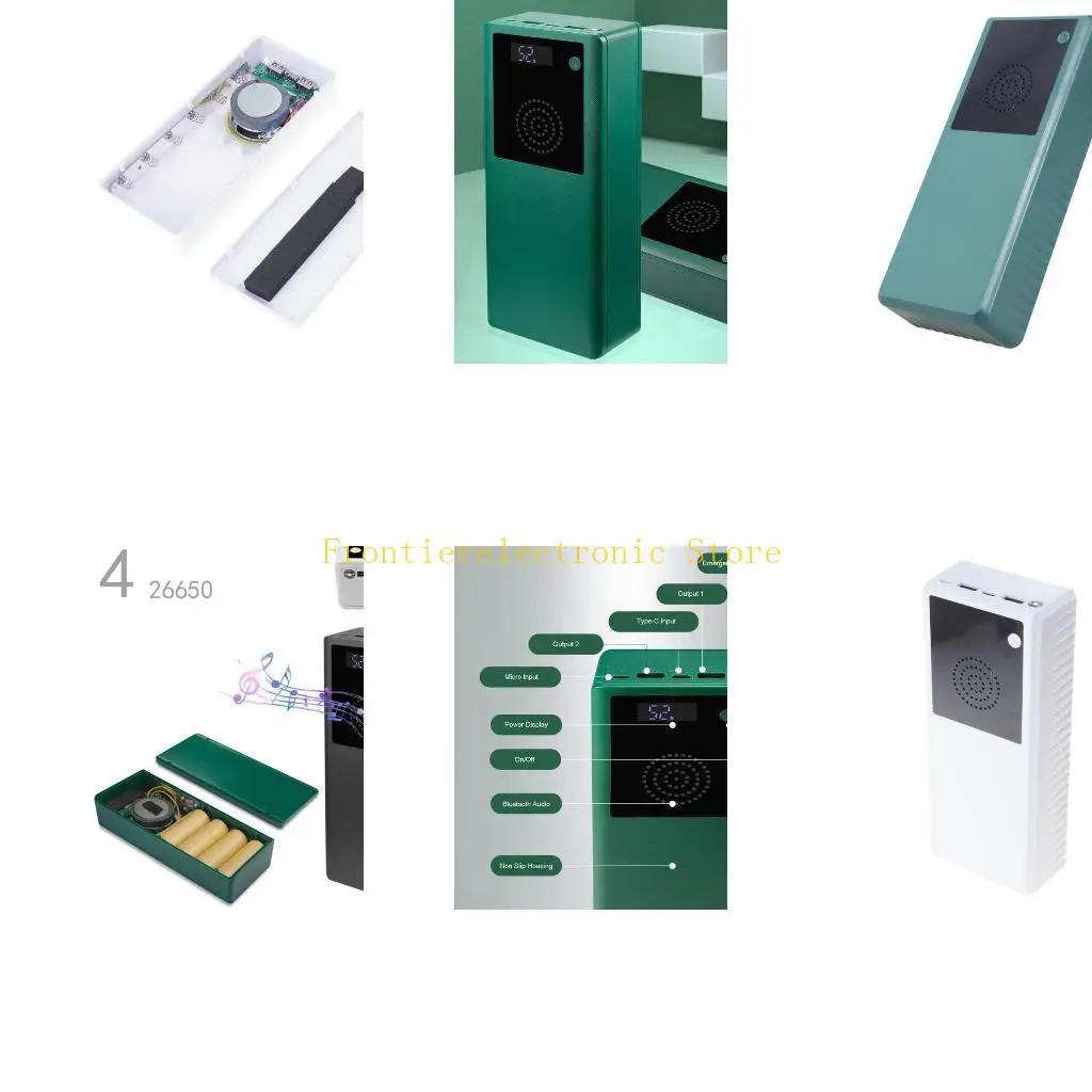 G8DB Ultra‑Large Capacity DIY Box with Urgency Light Portable Cases Box Outside Power Supply