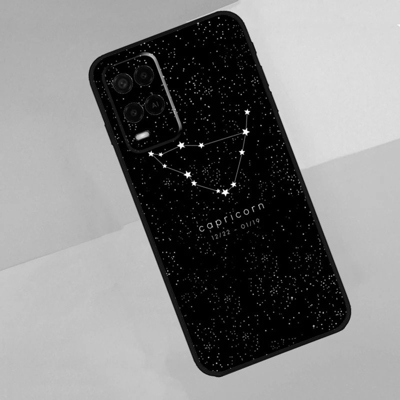 Zodiac Constellation Case For OPPO A52 A72 A92 A54 A74 A94 A83 A91 A93 A5 A9 A31 A53 A15 Find X3 X5 Pro Cover