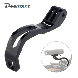 Deemount Bicycle Lamp Holder Mount Camera Stand Rack Front Fork Install 15°/Flat Warping for Brompton Folding bike/MTB/Road Bike