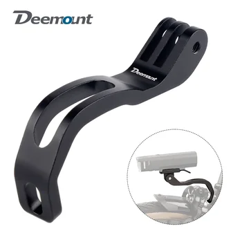 Deemount 자전거 램프 거치대 마운트 카메라 스탠드 랙, 프론트 포크 설치, 브롬톤 접이식 자전거, MTB, 로드 바이크용, 15 ° 플랫 워핑