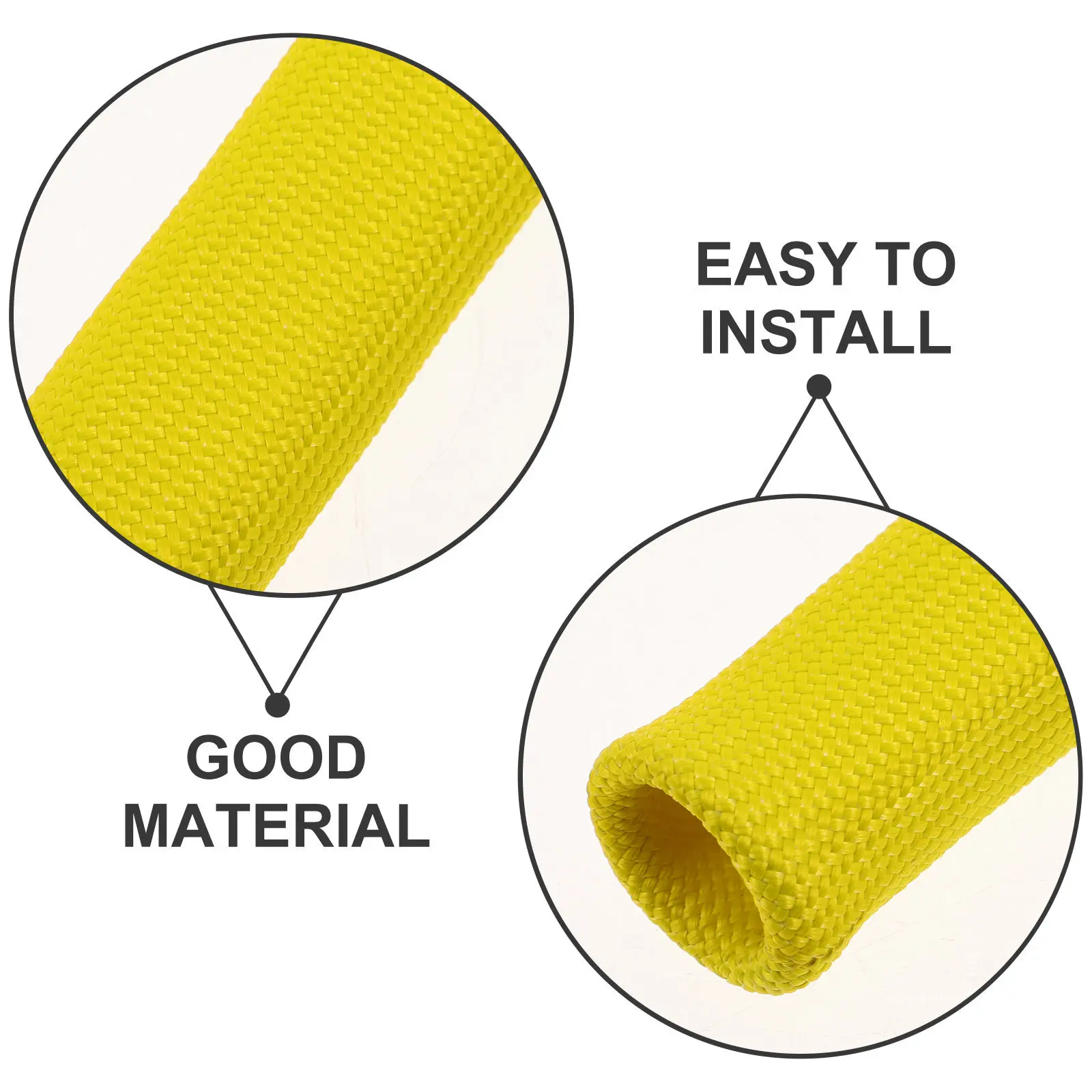 8pcs Spark Plug Wire Heat Shield Sleeve High Temp Insulation Protector Cover Separator Fine Material Elastic Design view 4