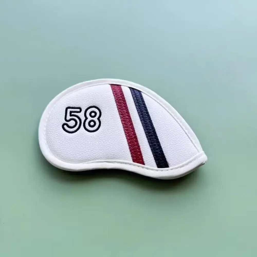 PU Leather Golf Wedge Cover Angle Club 48 50 52 54 Degree Sand Wedge Headcover 56 58 60 Degree Big Number Golf Club Cover