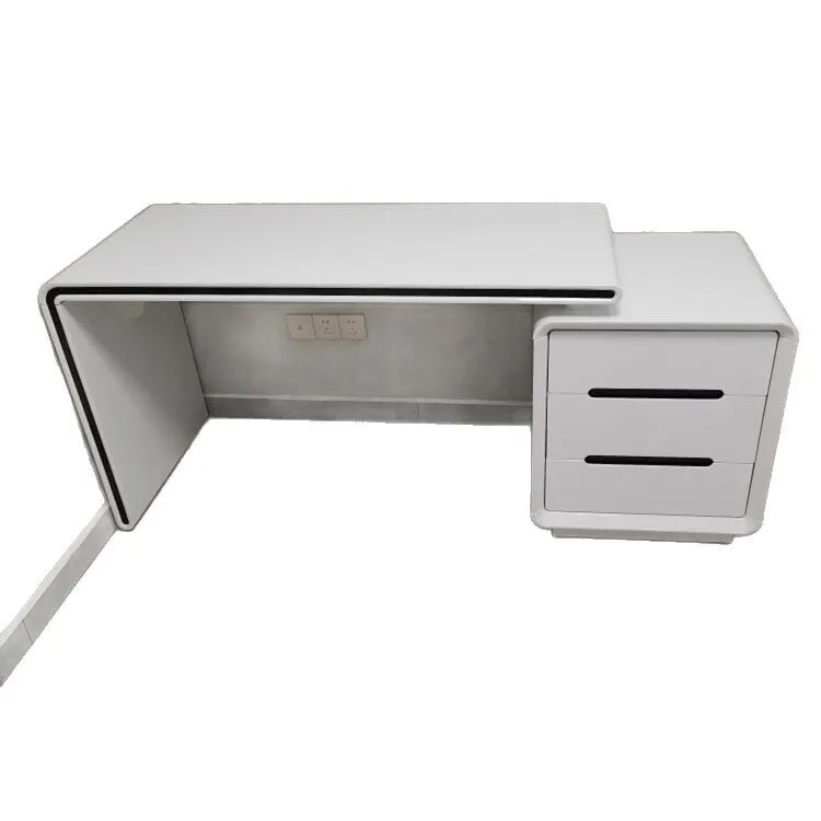 

Computer Desktop Table Small Apartment Bedroom Simple Home White Simple