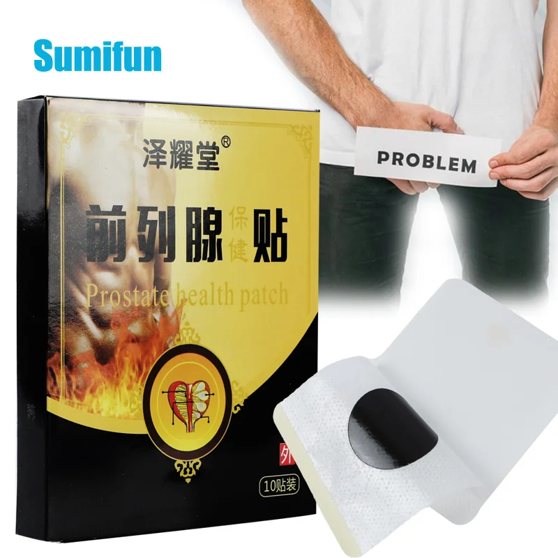 10pcs/box Prostatic Treatment Navel Plaster Urological Medical Urinary Infection Male Prostate Inflammation Kidney Health Care