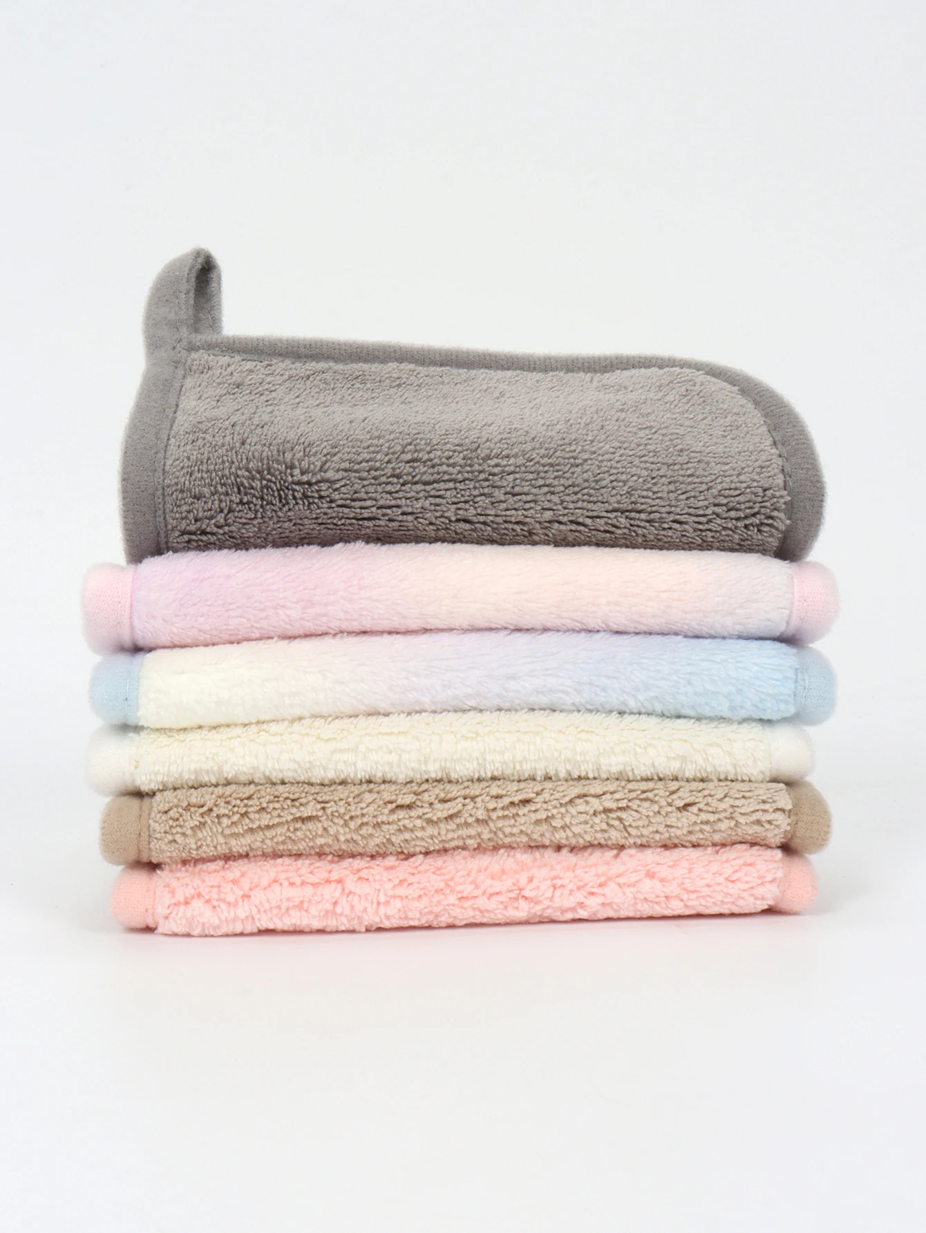 12Pcs Microfiber Face Cloths Reusable Makeup Remover Cloth Makeup Towels Face Deep Cleaning Pads Skincare Beauty Tools image 2