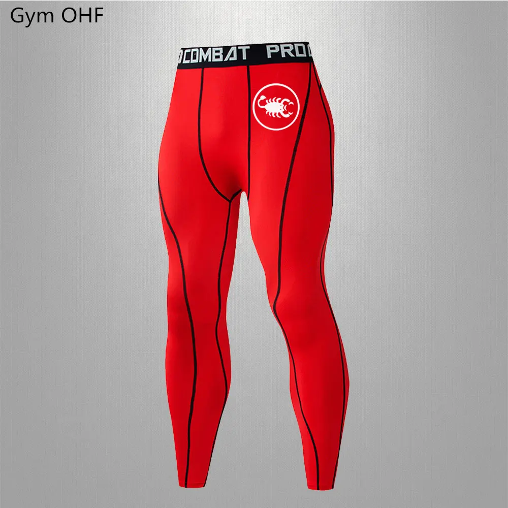 (Scorpion King) Sports, fitness, training, quick drying, breathable, super elastic men's tight pants