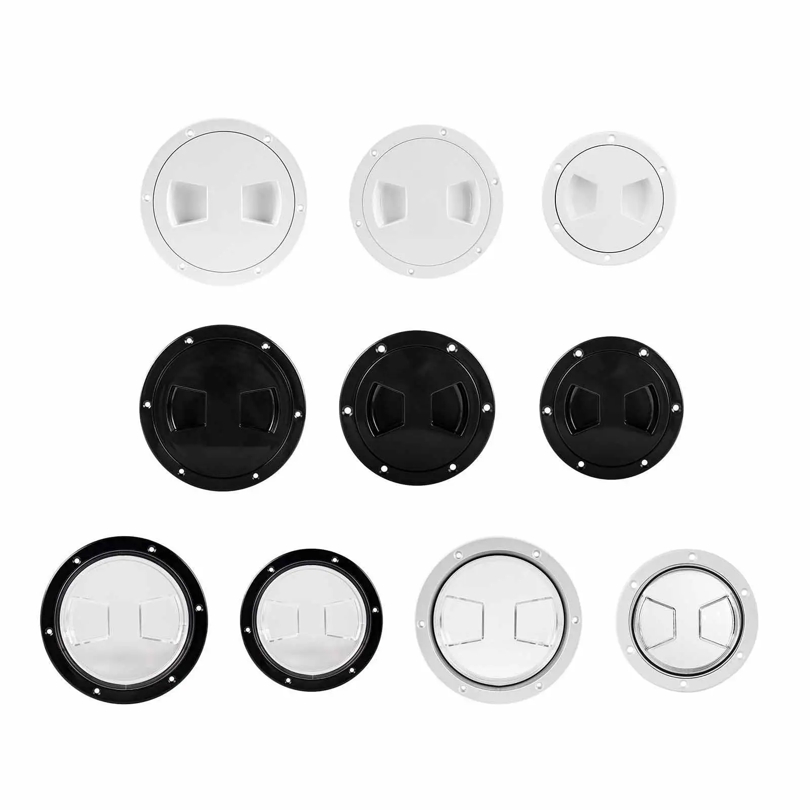 Boat Hatch Rubber O Rings Detachable Cover Deck Hatch Anti Slip Surface for RV Yacht Ships Marine Boat Outdoor Facilities