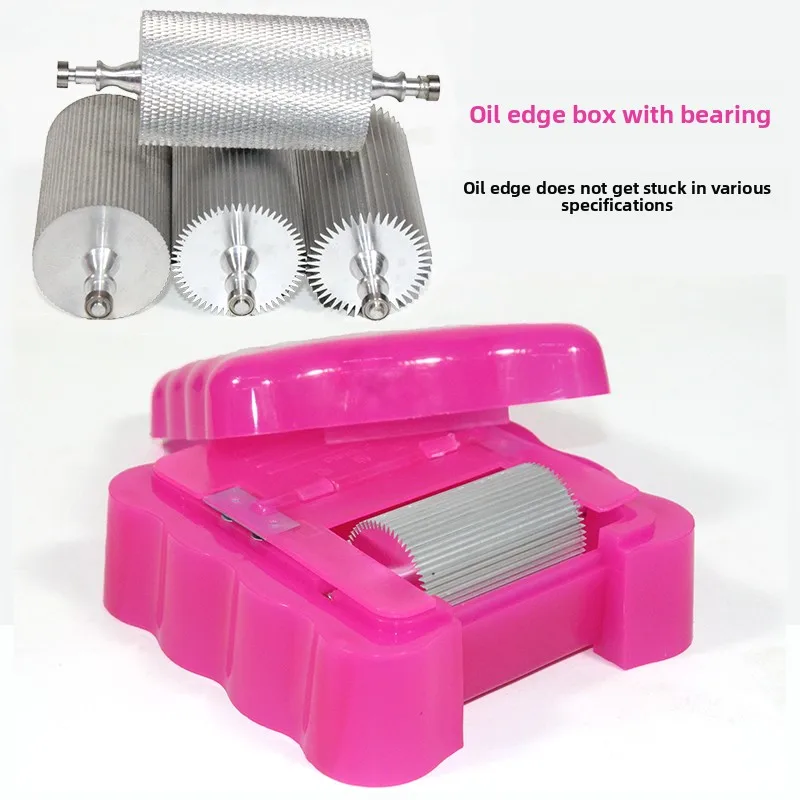 

Edge Oiling Tool Various Specifications Of Gear Depth Oil Scraper Easy To Clean With Bearing Model Box Leather Stamp Set Maxita