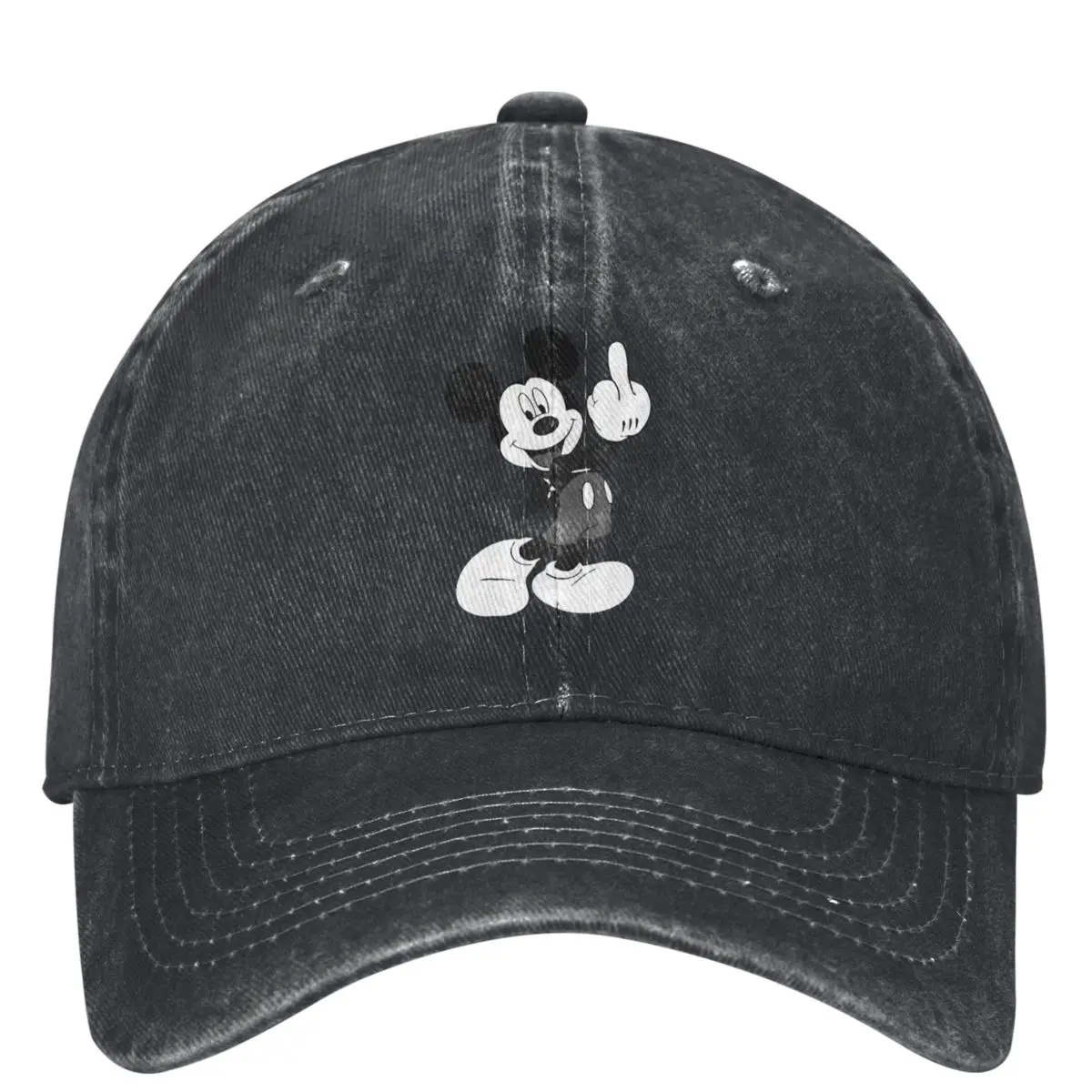 Mickey And Friends Mickey Mouse Washed Baseball Cap Street Style Trucker Dad Hat  Men Women Outdoor Gym Sunscreen Snapback Cap