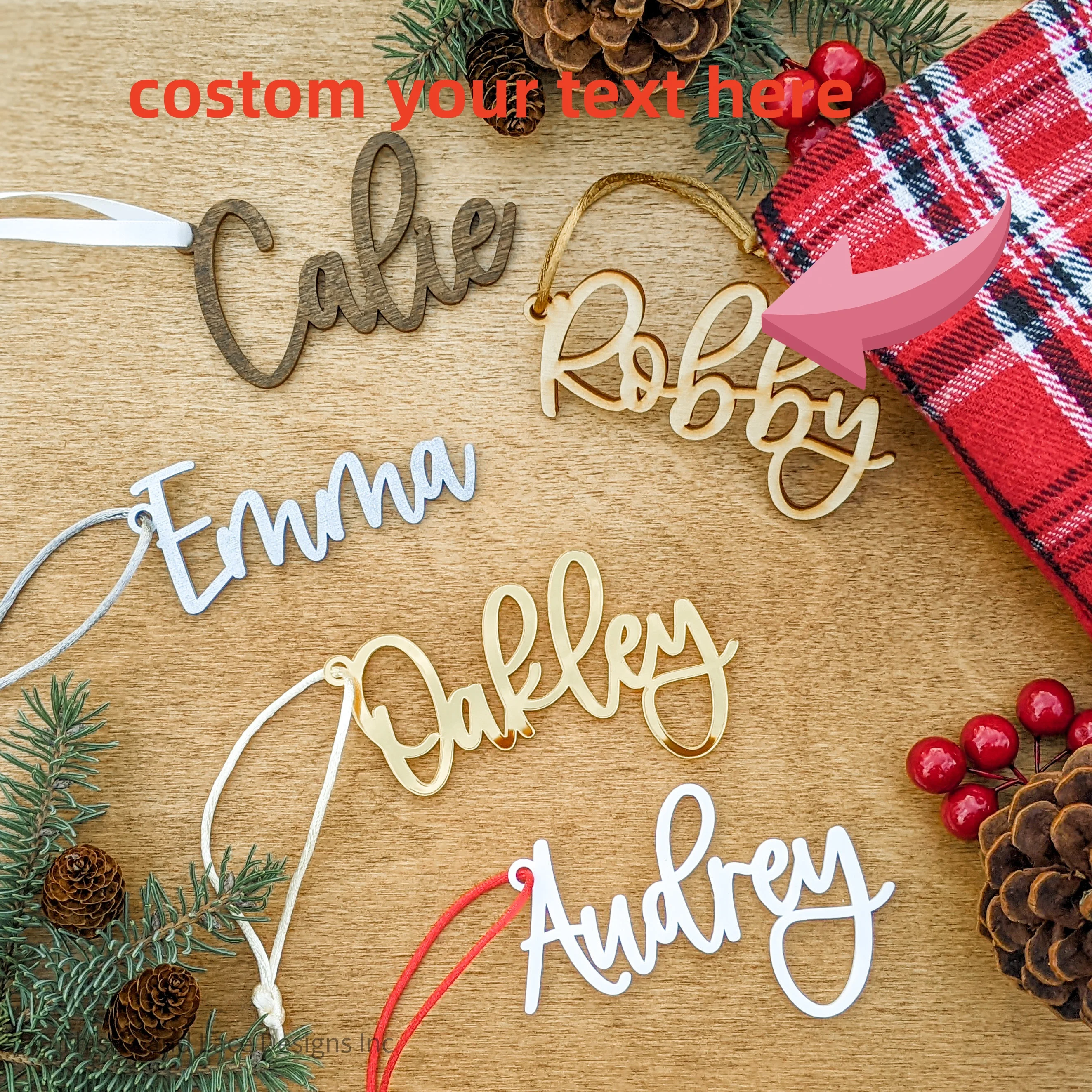 1PC Custom Wooden Pendant - Personalized Engraved Name, DIY, Laser Engraved, Ideal Daily Use Accessory & Sweet Gifts for Teens/F