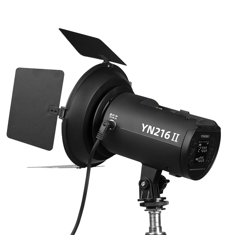 YONGNUO Panel lampu Video LED YN216 II, dengan suhu warna dapat diatur 2700K-8000K 24W pencahayaan Studio fotografi