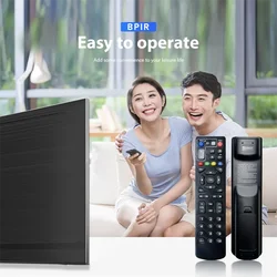 BPIR Universal Infrared Learning Remote Control Wireless Silent TV Remote Control Applicable To All Kinds Of Set-top boxes