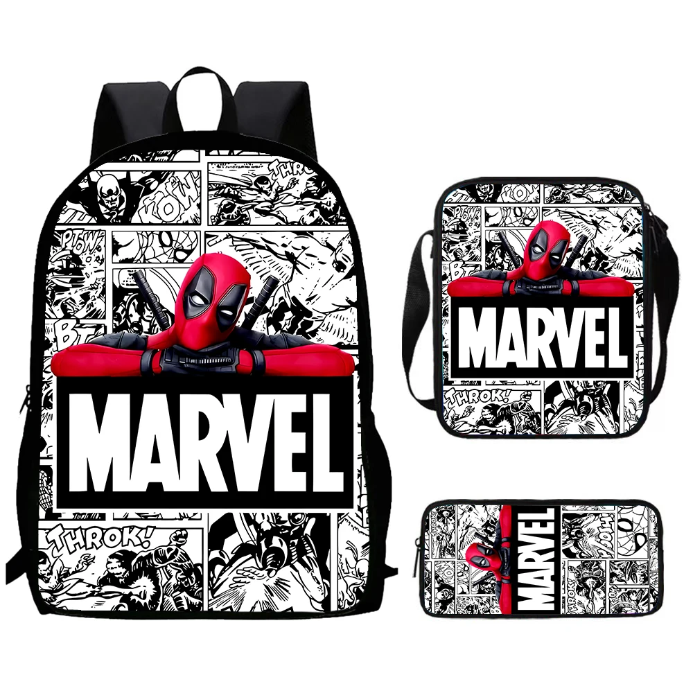 dessin-anime-marvel-enfant-ecole-sac-a-dos-avec-sacs-a-bandouliere-sacs-a-crayons-pour-la-maternelle-sacs-d'ecole-legers-pour-la-maternelle