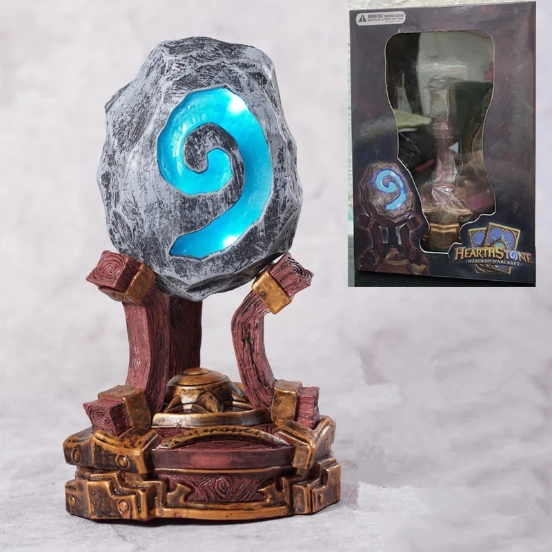 Creative Figure WOW HearthStone Night Glowing Furnace Stone Toy Figure