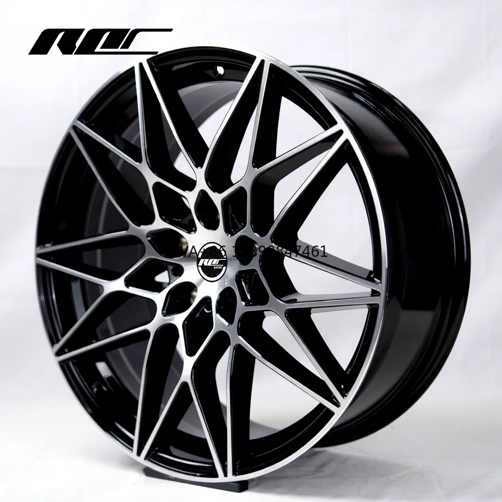 

ROC Wholesale Alloy 666M Wheels Multi Spoke Flow Forming Rims Passenger Car Wheels 18 Inch Monoblock Wheels for