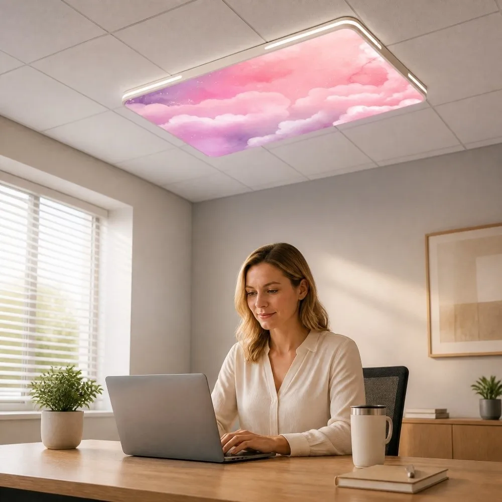 Polyester Fabric Magnetic Lamp Shade Eye-Protective Magnetic Design Lampshade Light-Blocking Neat Decorative Effect