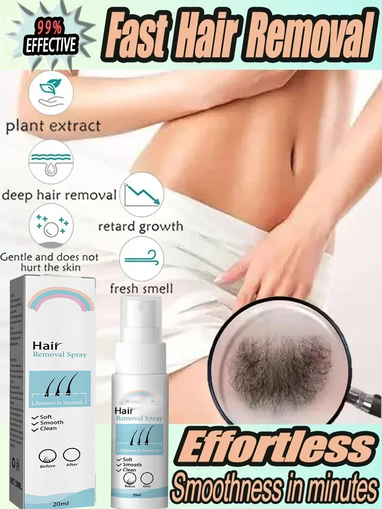 

Hair Inhibition Serum Painless Hair Remover Inhibitor Depilatory Care For Men For Women