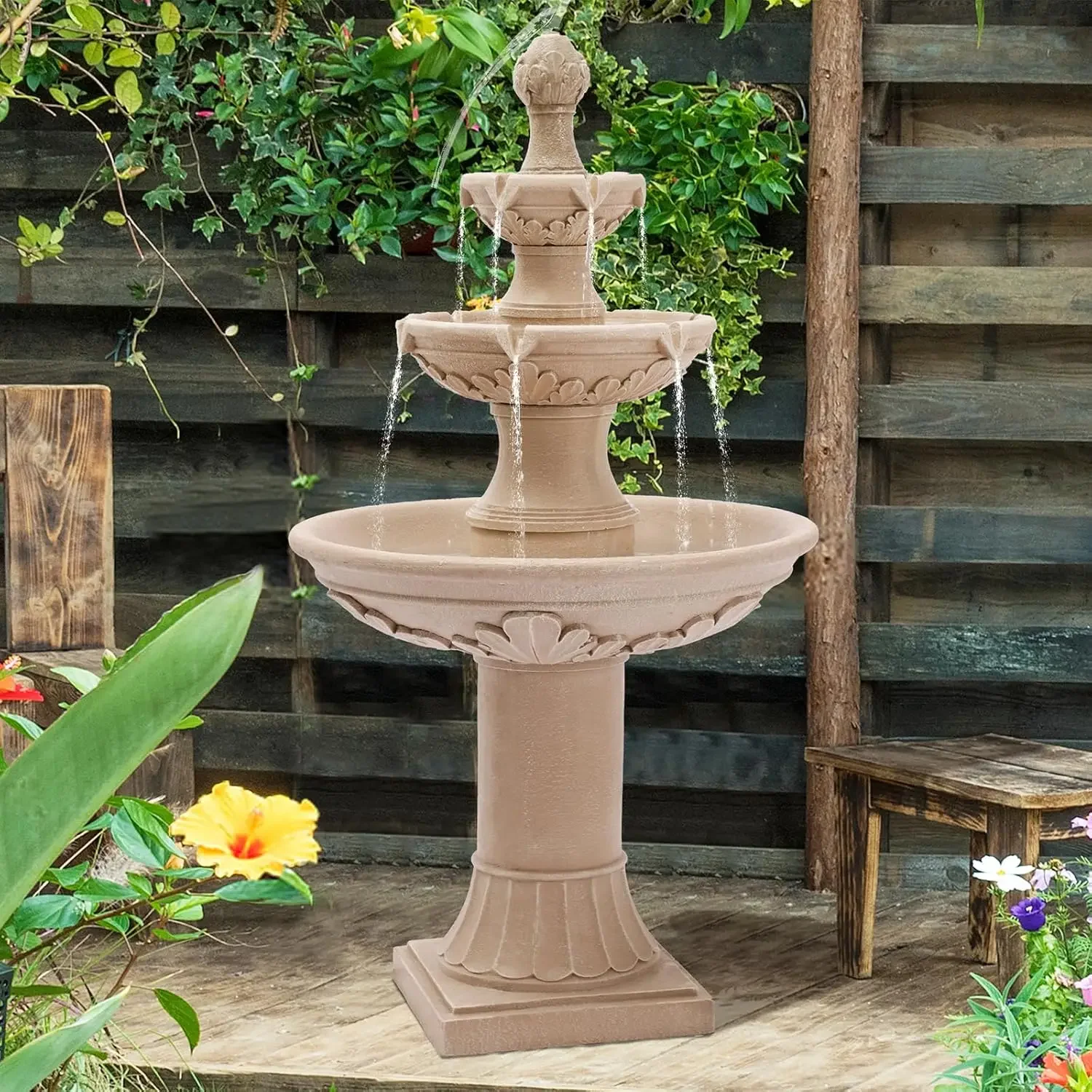 Outdoor Fountains and Waterfalls, 48.4