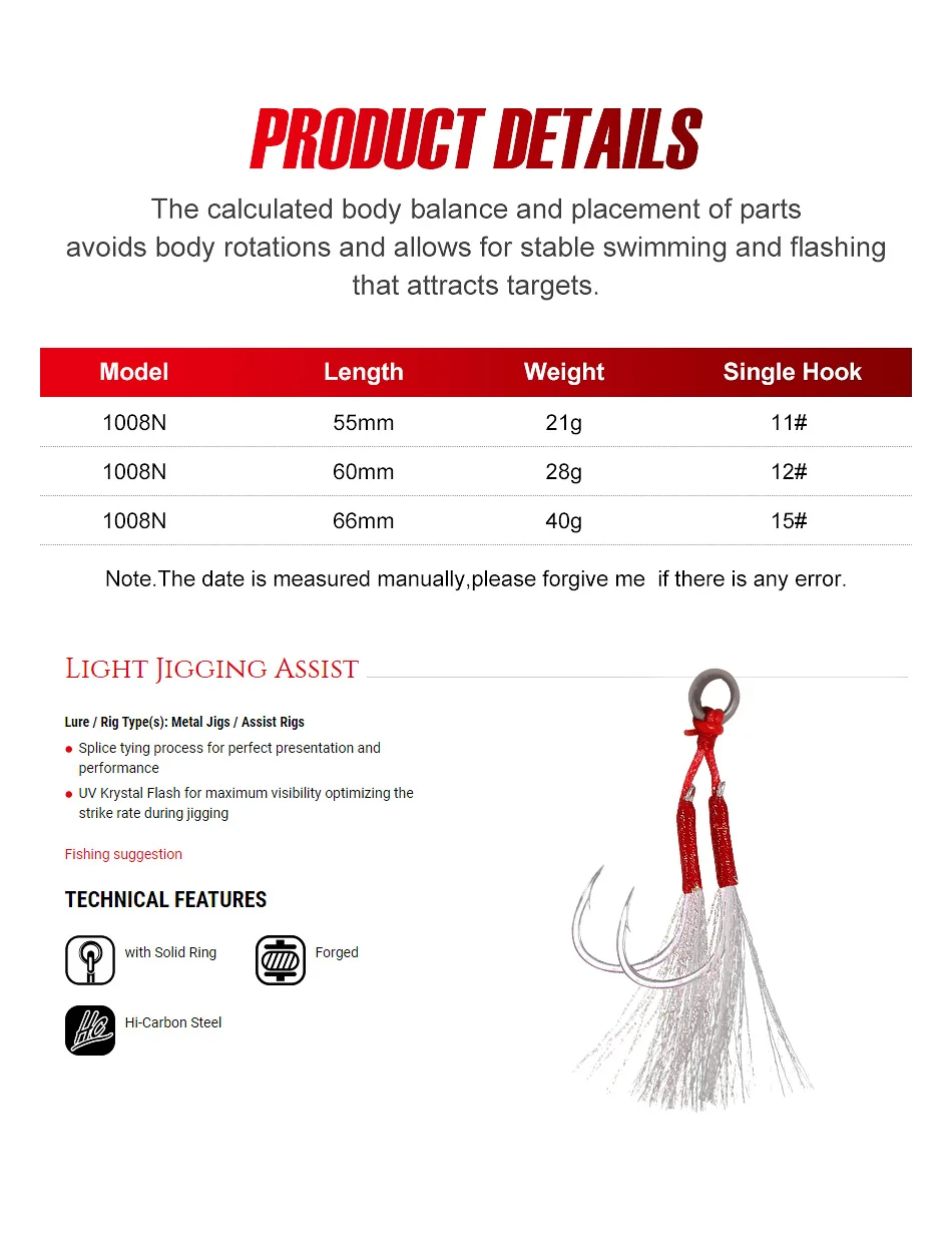 Noeby Blade Jig Lure 21g 28g 40g 60g Shore Casting Metall Jig Löffel Jigging Schwanz Spinner künstliche Harten Köder Meer Angelgerät – Detail 2