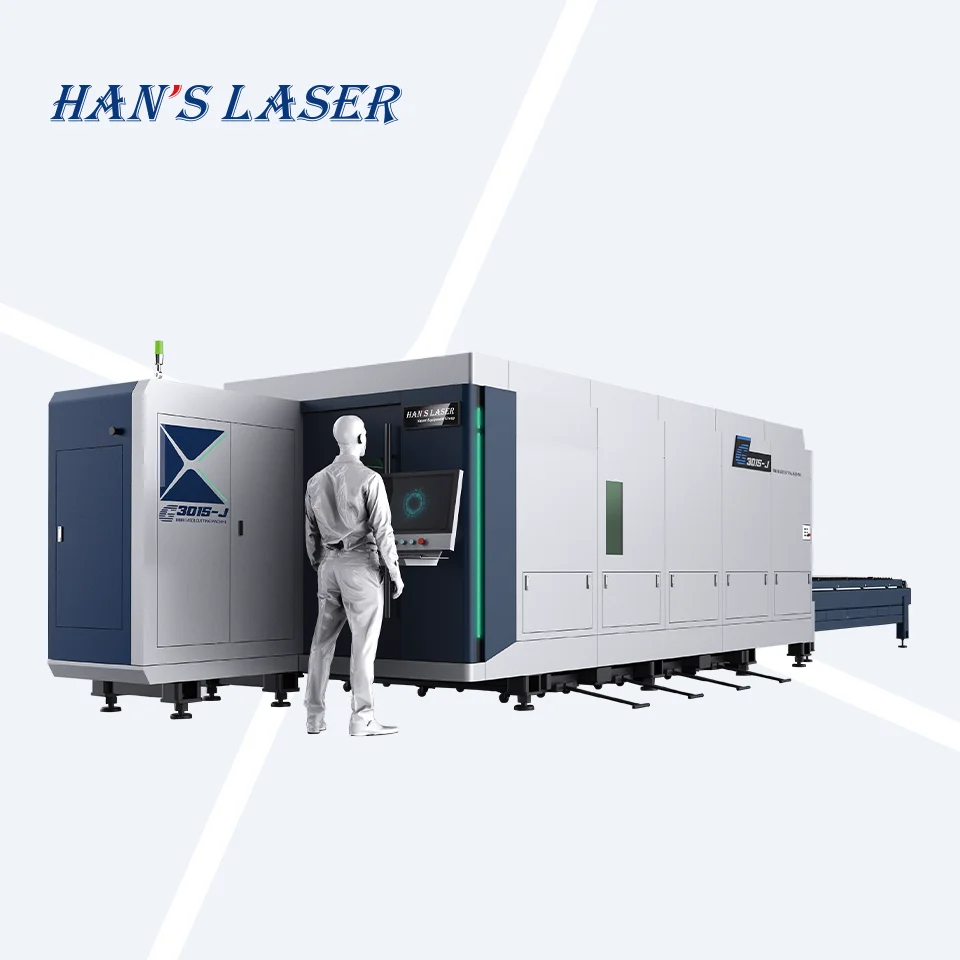 

2025 Han's Laser 40GP High-Accuracy 3-Axis CNC Fiber Laser Cutting Machine AI/BMP Support Metal Processing Automatic Good Sale