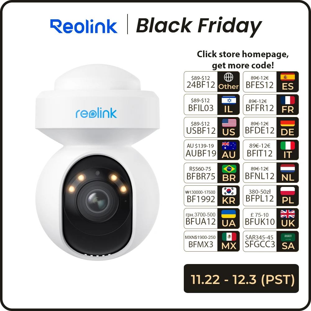 Reolink 2K Outdoor WiFi Security Camera with Pan Tilt Auto Tracking IP Cam 4MP True Full-Color Night Vision Surveillance Camera