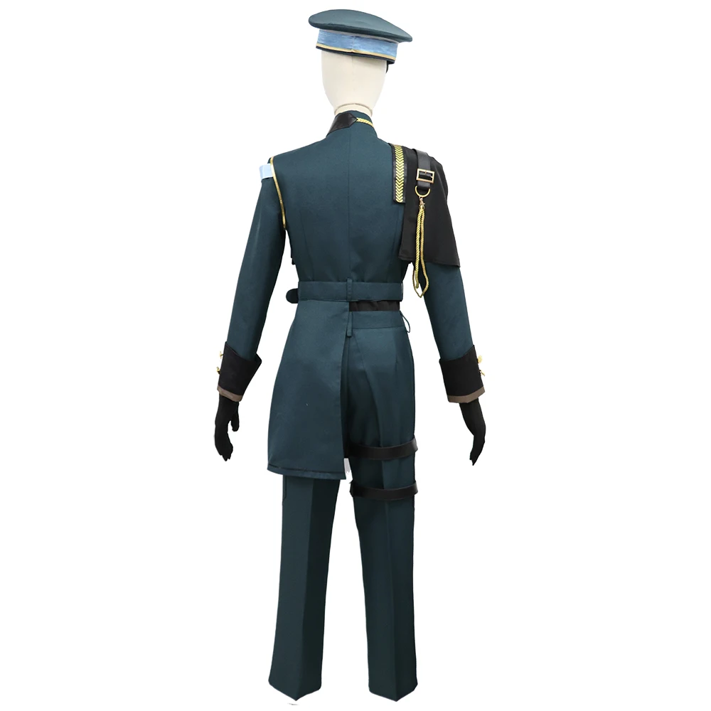 COS-KiKi Nu: Carnaval Eiden Game Suit Cosplay Traje Lindo Uniforme Militar Halloween Party Role Play Outfit Personalizado Qualquer Tamanho