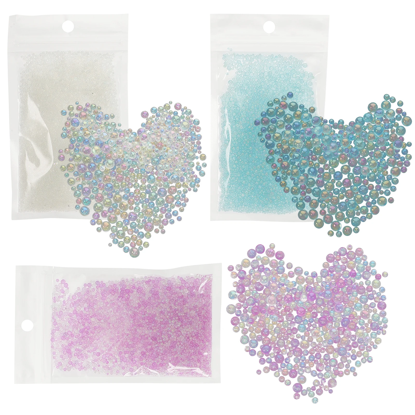 

50g/Bag DIY Material Transparent Glass Craft Resin Charms Nail Art Accessory Shaker Gems Decor for Women