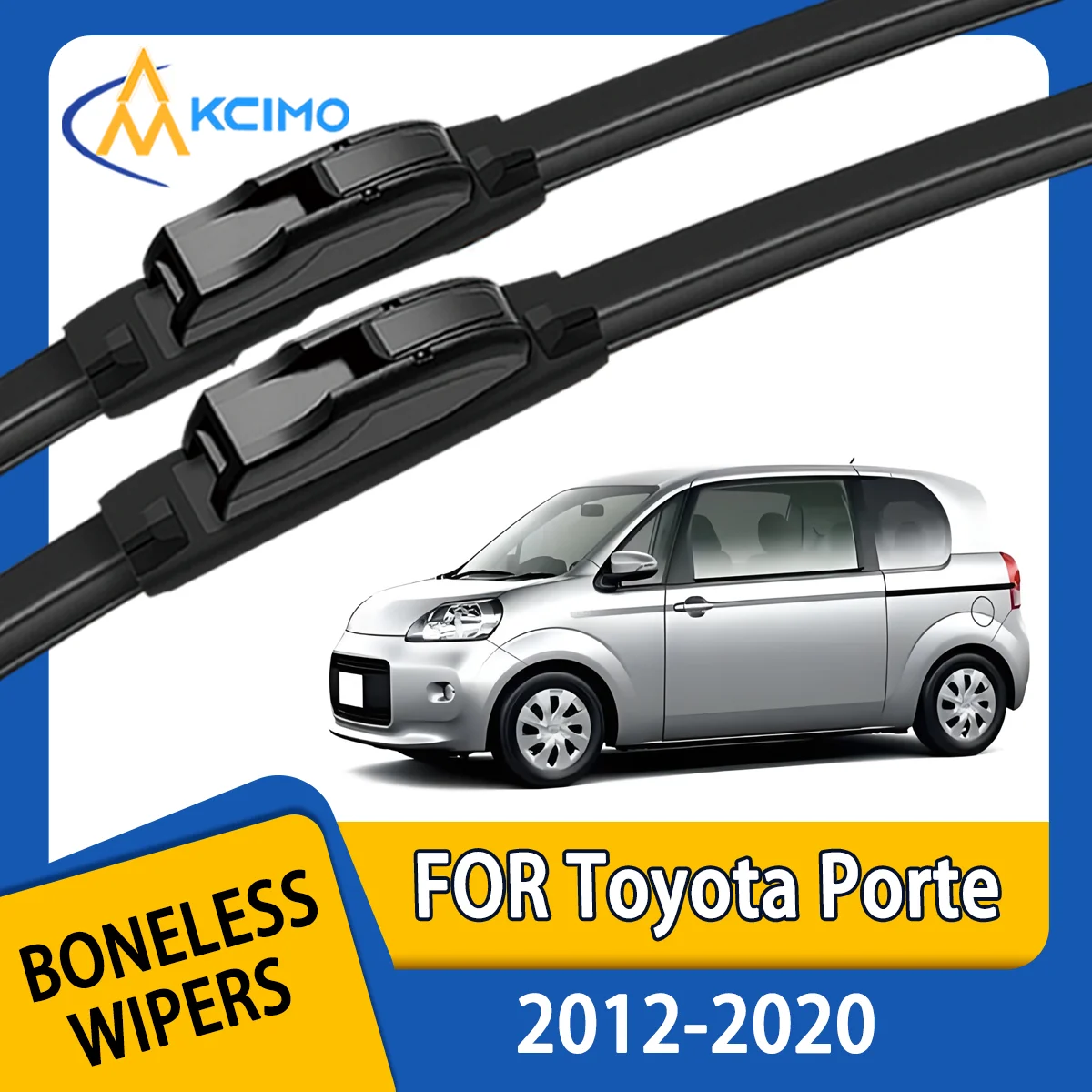 

KCIMO 2PCS New Front Windshield Wiper Blade for Toyota Porte XP140 2012-2020 Toyota Spade Front Windshield Auto Wipers Blade