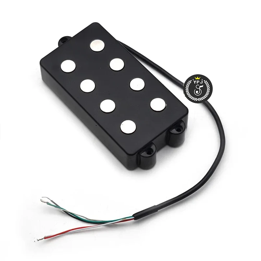 

Для Musicman 4-струнные звукосниматели для бас-гитары Humbucker 57 мм магнит керамические аксессуары для бас-гитары черный
