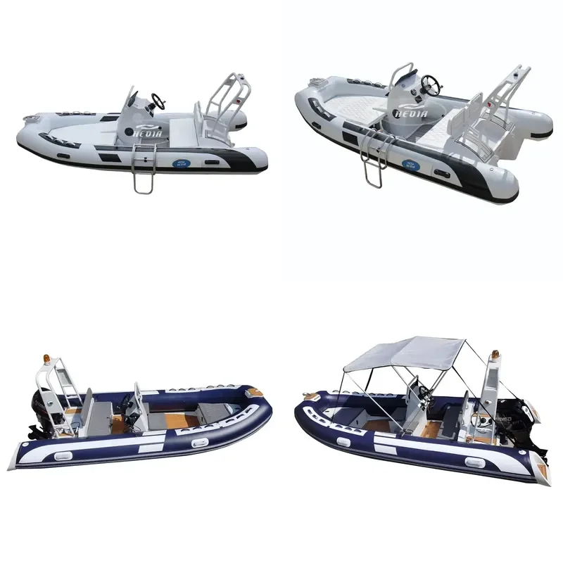 for Hedia 480 16ft Hypalon Aluminum Rib Boat Semi Rigid Inflatable Fishing Tender Durable High Performance Marine Vessel