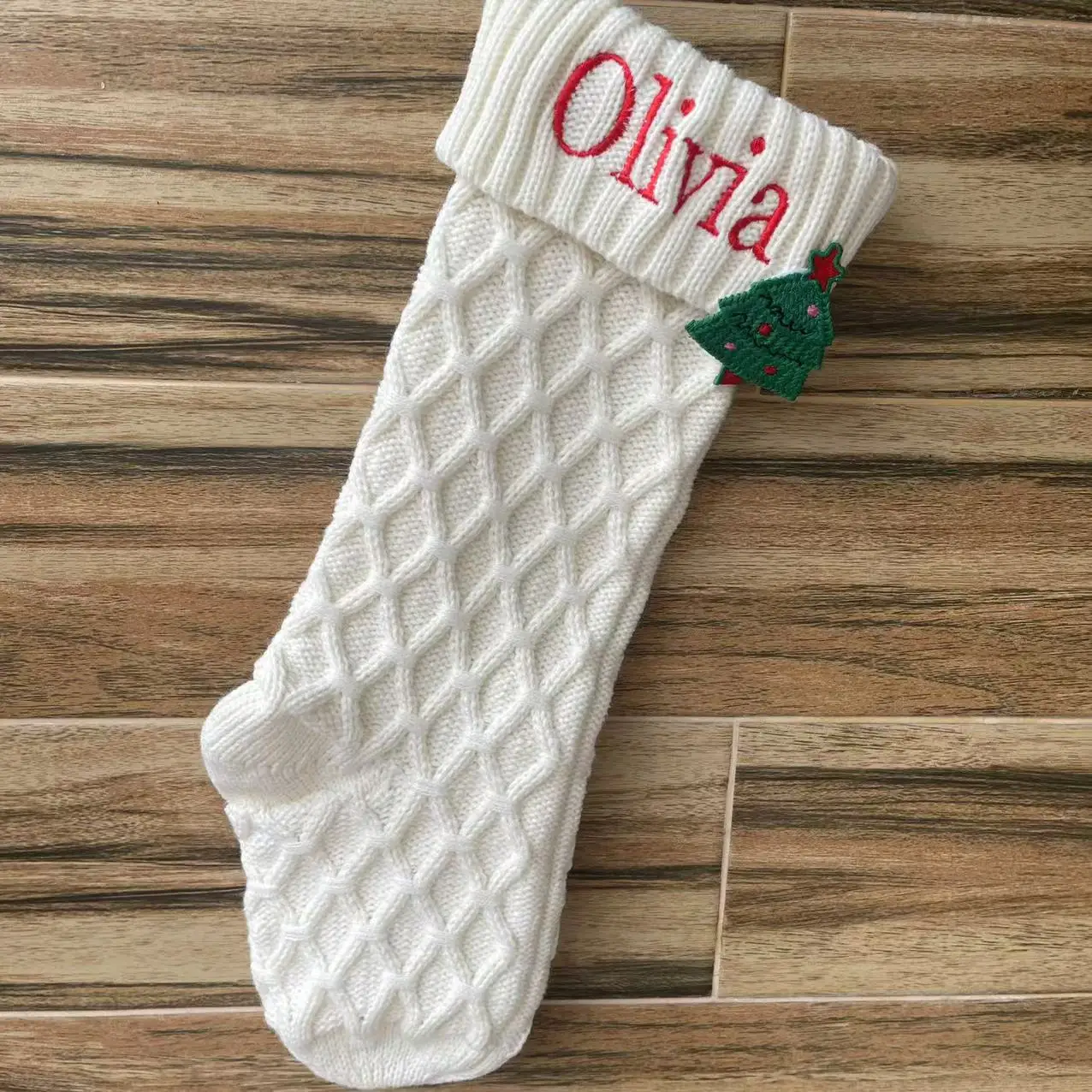 

Custom Family Christmas Stockings Christmas Stocking-Knitted Christmas Stockings-Holiday Stockings-Christmas Stockings With Name