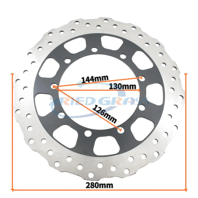 Tarcza hamulcowa z przodu motocykla do Kawasaki KL650 KLR650 2008 2010 2011 2012 2013 2014 2016 tarcze hamulcowe 2018 2017