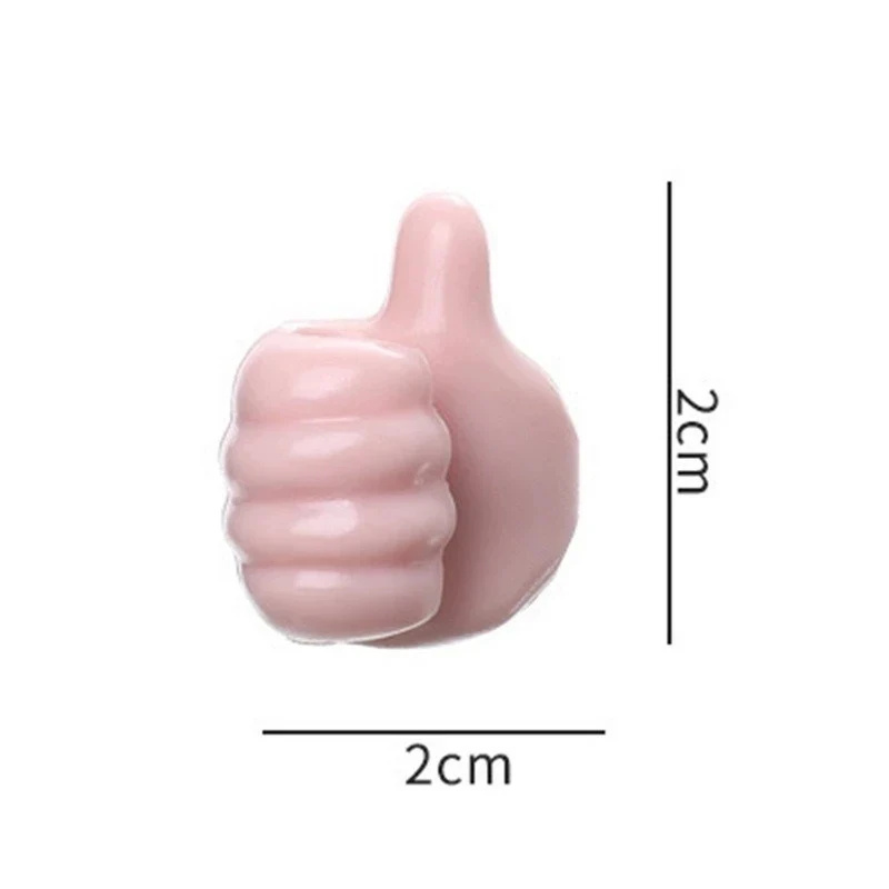 2/4pcs Hand-shaped Holder Glasses Cable Power Cord Charging Line Self Adhesive Mini Hook Car Storag Organizer Gadget Decorations