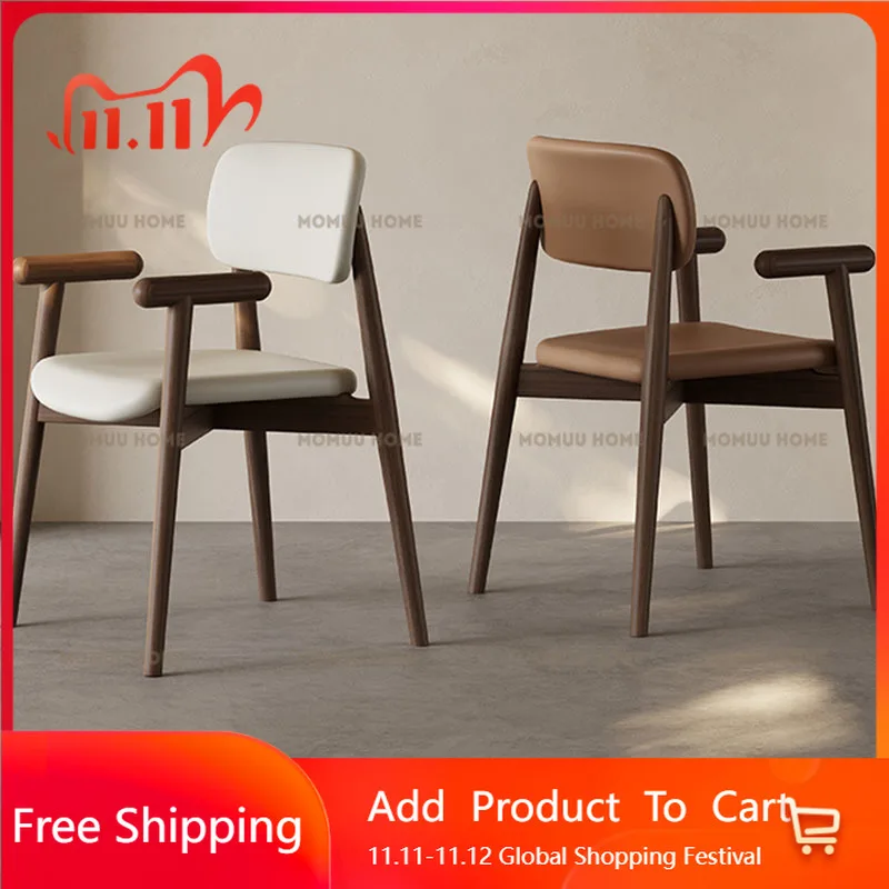 

Minimalist Show Dining Chairs Modern Kitchen Nordic Office Lazy Bedroom Dining Chair Show Comfortable Sillas Salon Furniture