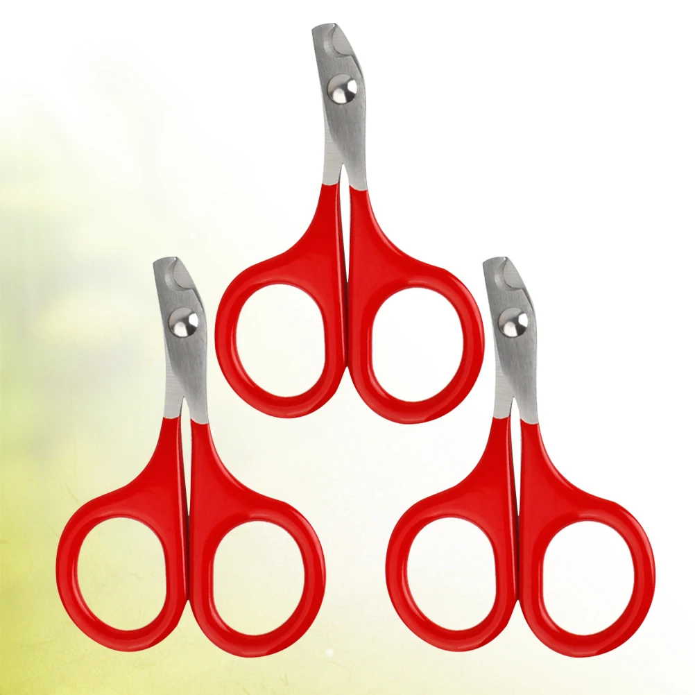 

3 Pcs Pet Nail Clipper Dog Cat Grooming Scissors Trimmer Tool Durable Storage Safe