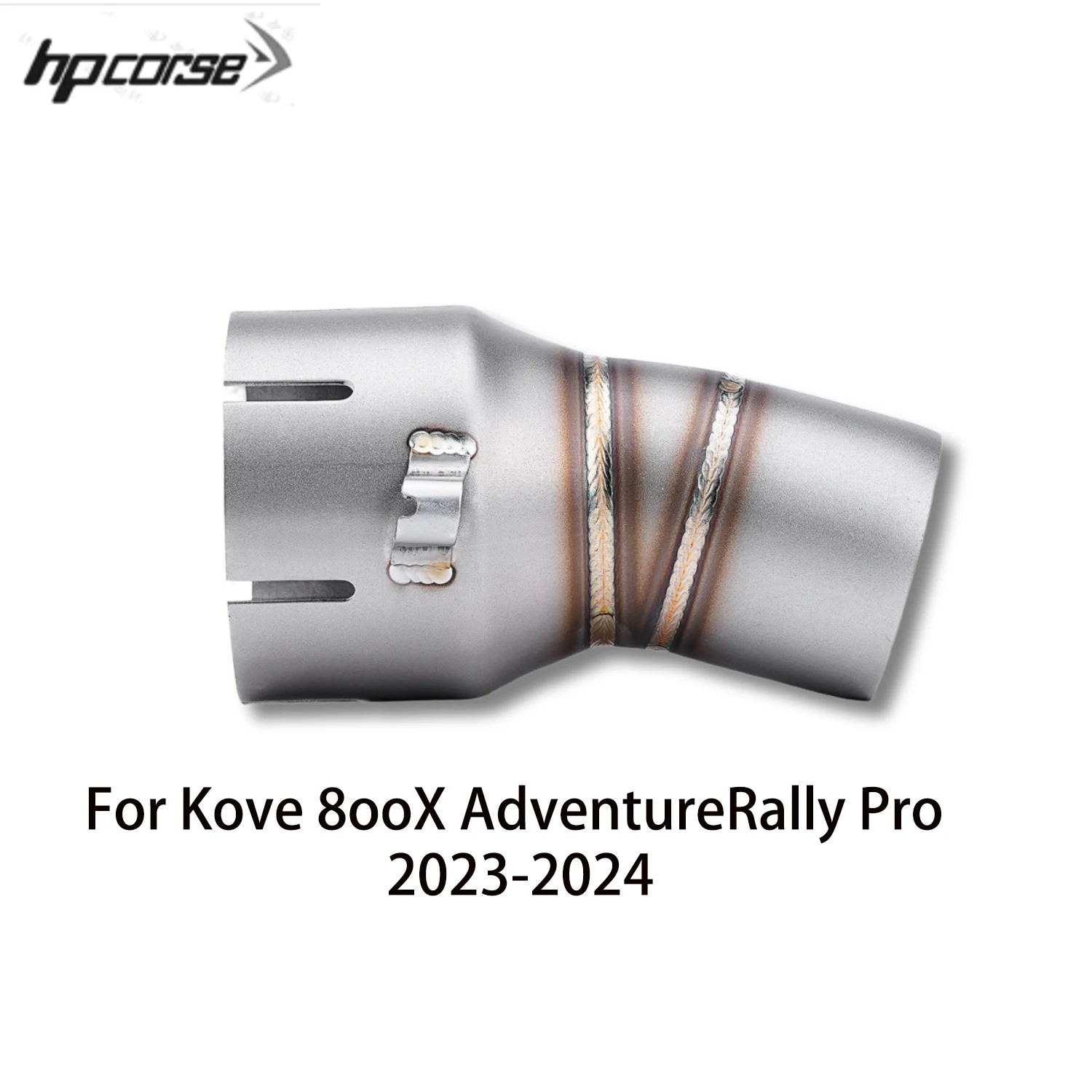 Motorcycle Exhaust Escape Systems Slip On For Kove 800X Adventure Rally Pro 800 X ADV 2023 2024 Middle Link Pipe 51mm Muffler