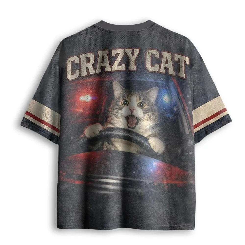 2026 Sommer Mode Neu Retro Gothic UFO Western Buffalo 3D-Druck Schnelltrocknendes T-Shirt Lässiges Lockeres V-Ausschnitt T-Shirt Groß – Detail 6