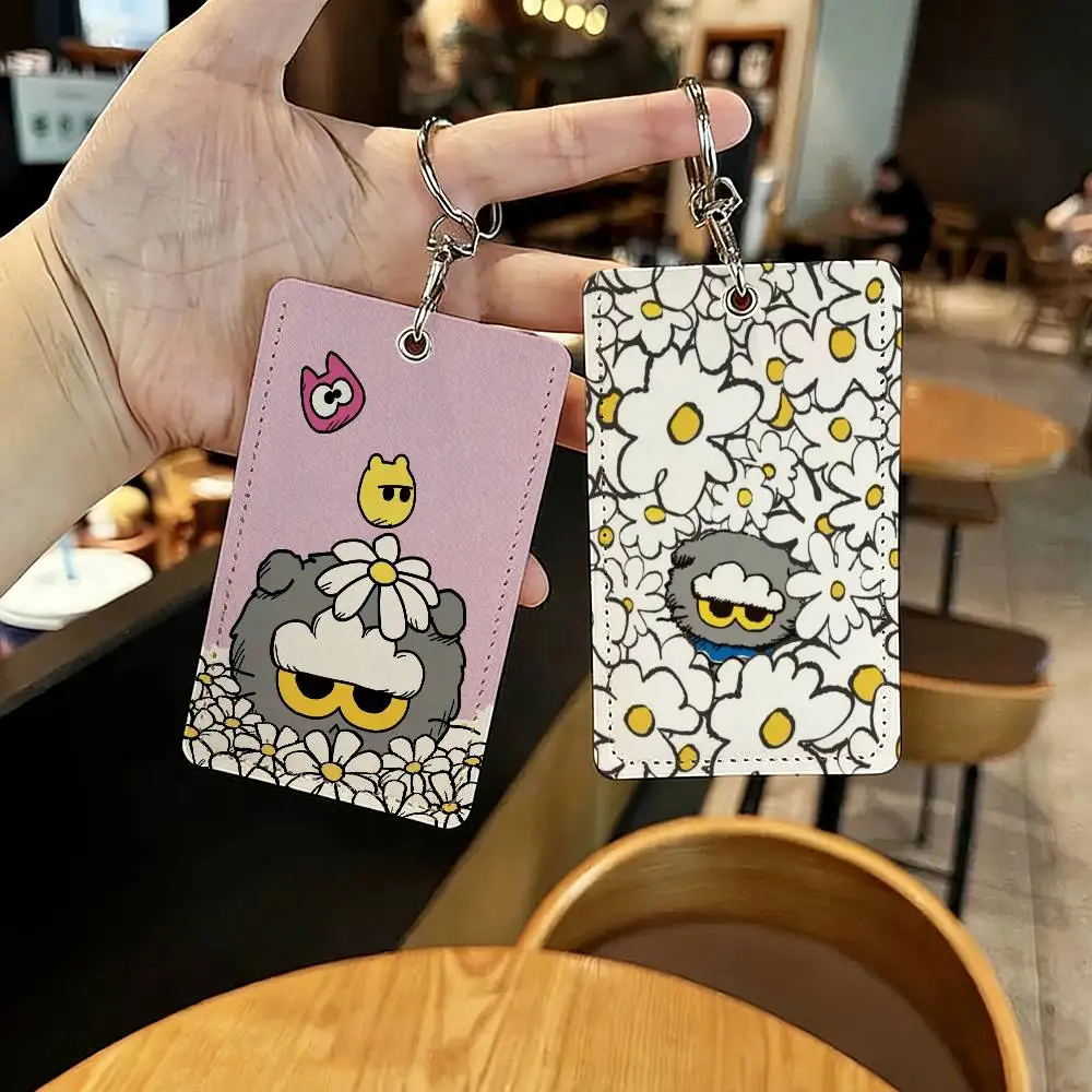 Cartoon Cute Z-ZOA-S Brand Card Holder Keychain Key Ring Door Lock Access Protective Case For Security Gift