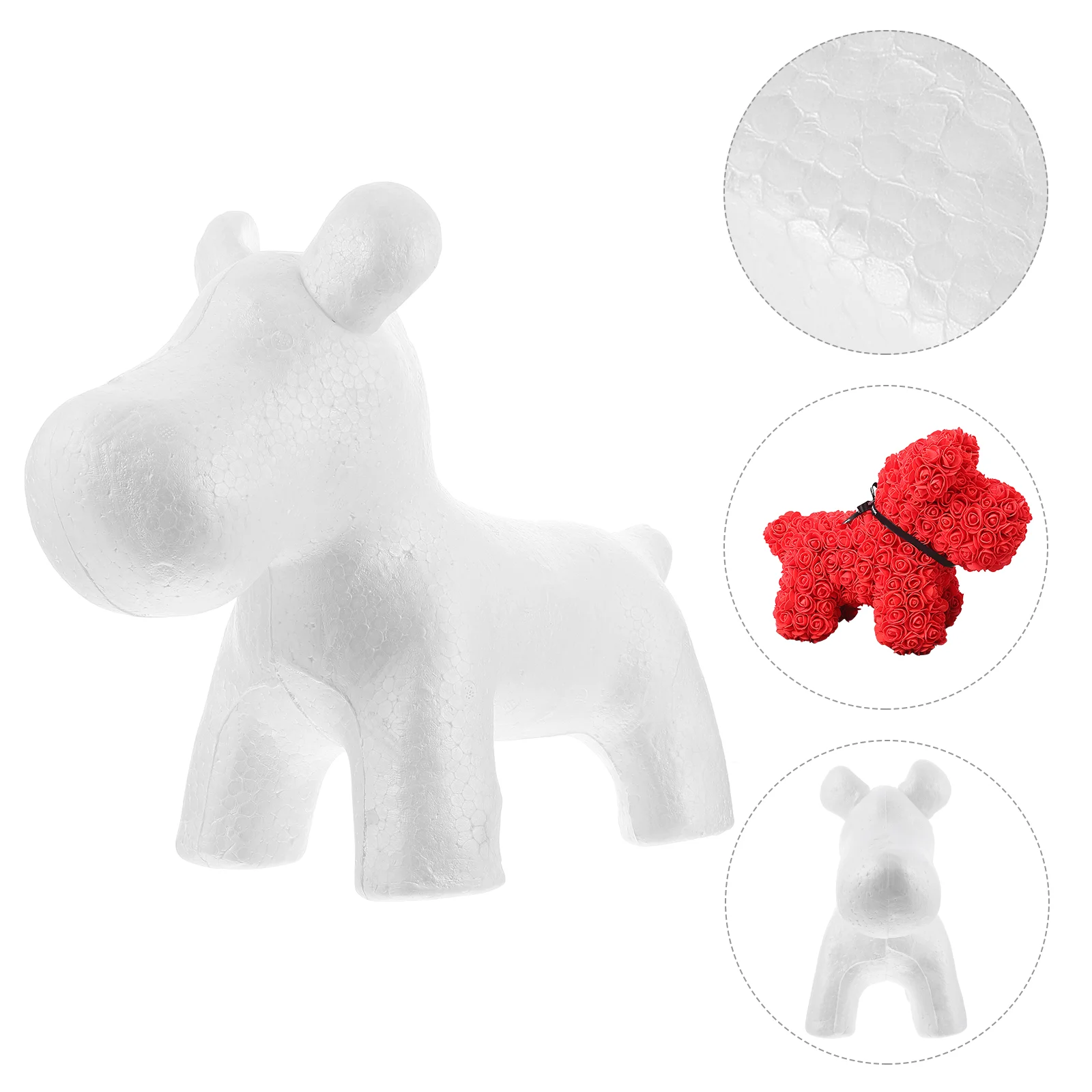 

Model White Mould DIY Crafting Puppy Modelling Rose Gift Christmas Dining Table Decor