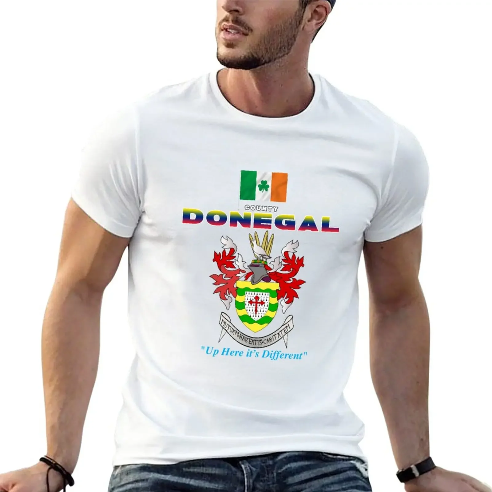 

New County Donegal Ireland - Official Crest T-Shirt oversized t shirt plain t-shirt slim fit t shirts for men