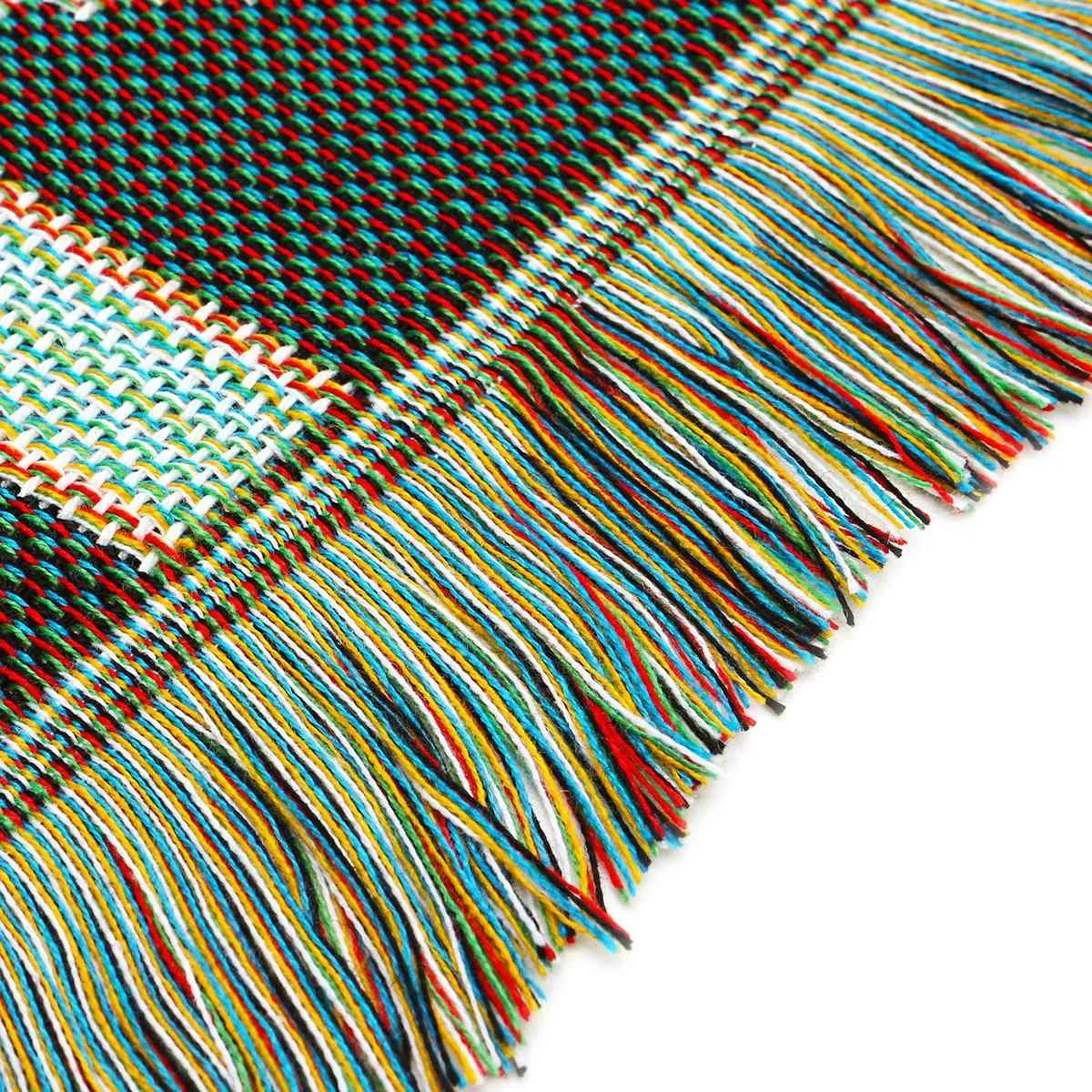 180x130cm Geometric Carpet Retro Navajo Cotton Sofa Blankets Tapestry Bedspread Outdoor Beach Sandy Towels