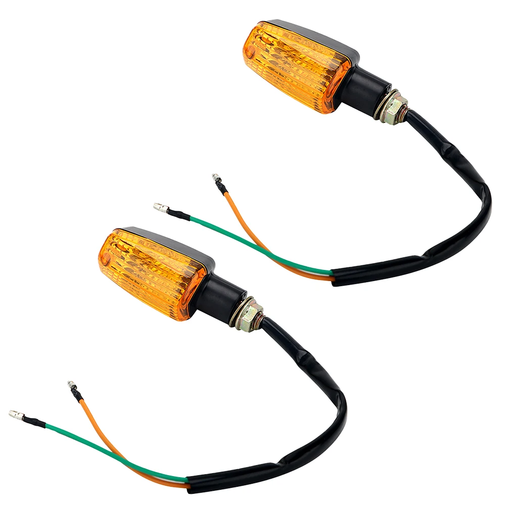 High Visibility 2PCS Motorcycle Turn Signal Lights for Safe Riding on For most For Motorcycles and For Scooters