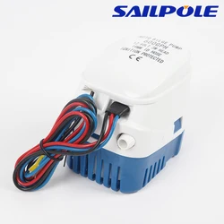 Sailpole 600/750/1100GPH Bilge Pump 12V 24V DC Auto Submersible Electric Water Pump With Float Switch