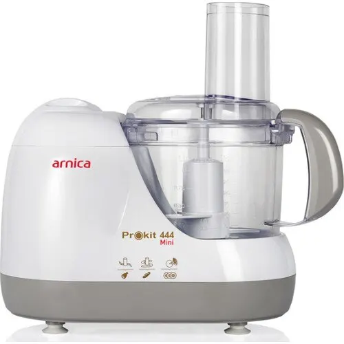 Arnica 444 Prokit Mini 600 W Multi-Function Kitchen Robot, slicer, grating, shredding, mixing, 600 Watt 2 different speed