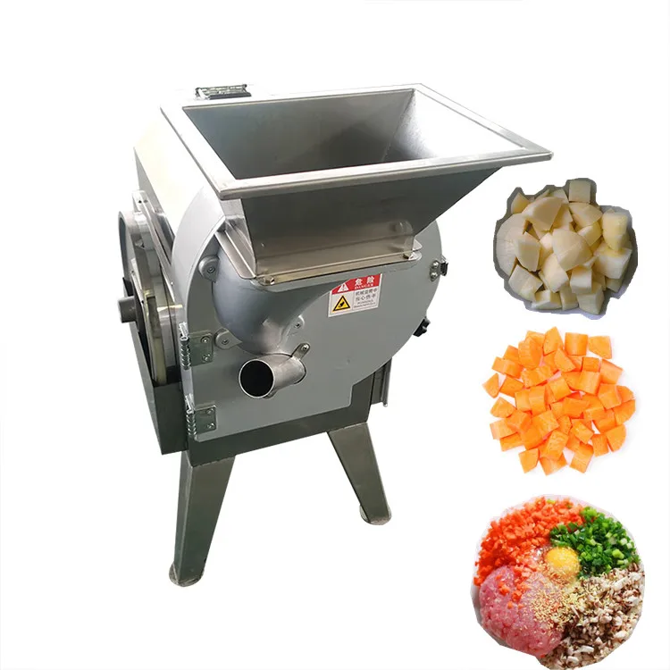 Tomato Onion Potato Carrot Pineapple Cube Cutting Machine Vegetable Dicing Machine