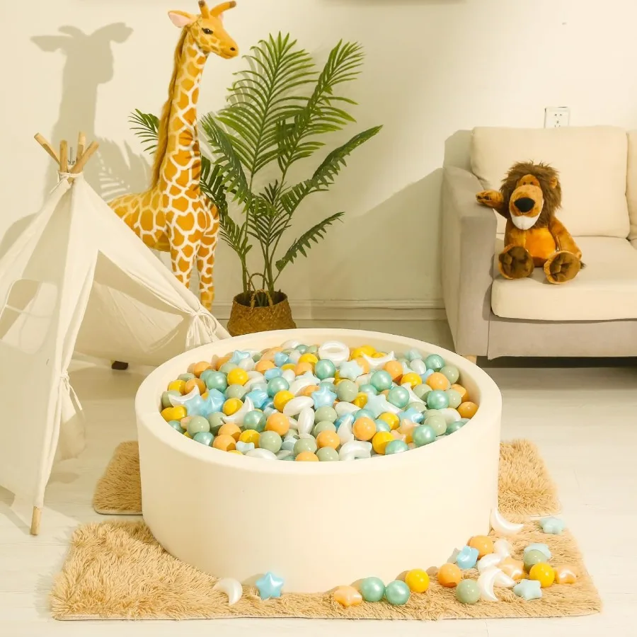 100 bolas bolas bolas formas para crianças, bolas de estrela de plástico para piscina de bolinhas, slide, cercadinho, festa de aniversário, decoração de natal