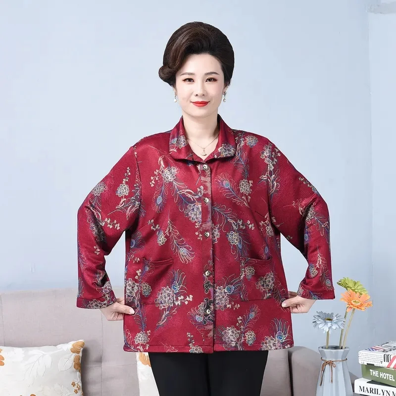 

Spring Female Long Sleeved Casual Tops Coat Summer Ladies Printed Shirt Jacket French Women Fashion Thin Cardigan Blouse Outwear
