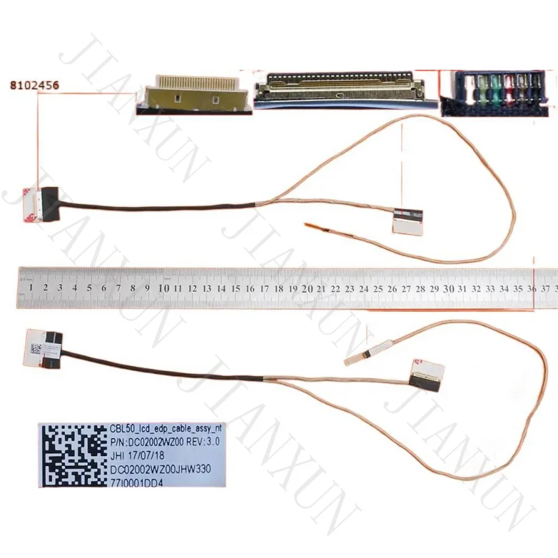 S+Laptop LCD Screen Cable For HP 15-BS 15-BW 15T-BR 15Z-BW CBL50