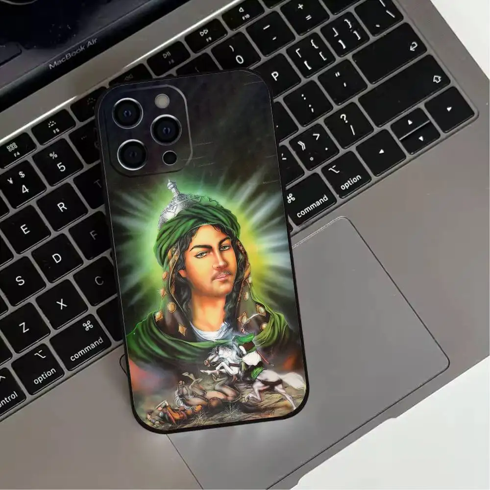 เคสโทรศัพท์ I-Imam H-Hussain Shia Ali สำหรับ iPhone 17,16,15,14,13,12,11 Plus,Pro Max,XS, ซิลิโคนนิ่มสีดำ